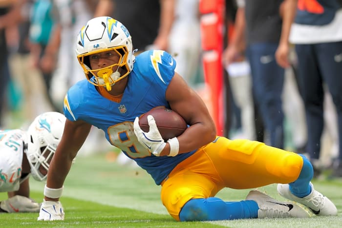Underpaid tight end: Oronde Gadsden II, Los Angeles Chargers