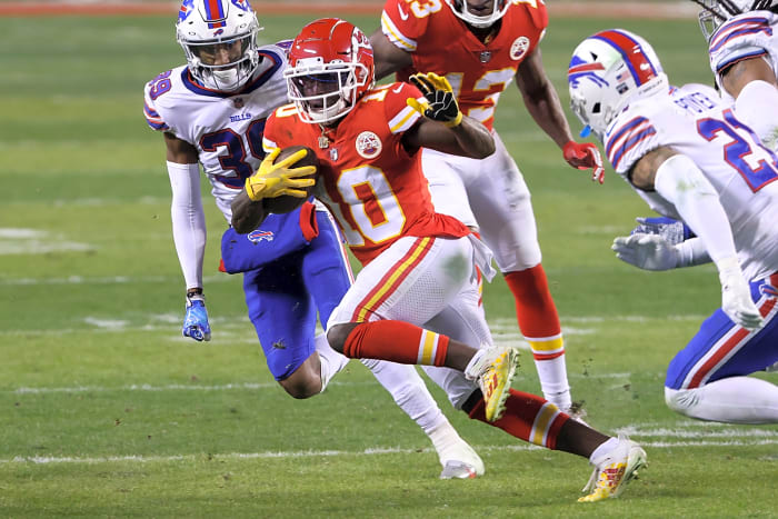 T-13. Tyreek Hill, Kansas City Chiefs (2020)