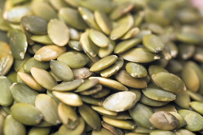 Use pumpkin seeds as a crunch
