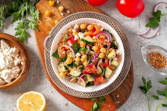 Chickpea salad