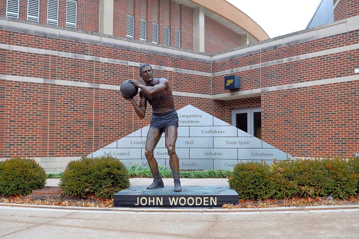 John Wooden, Guard, Purdue (1930-'32)