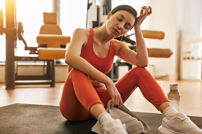 Not getting enough sleep