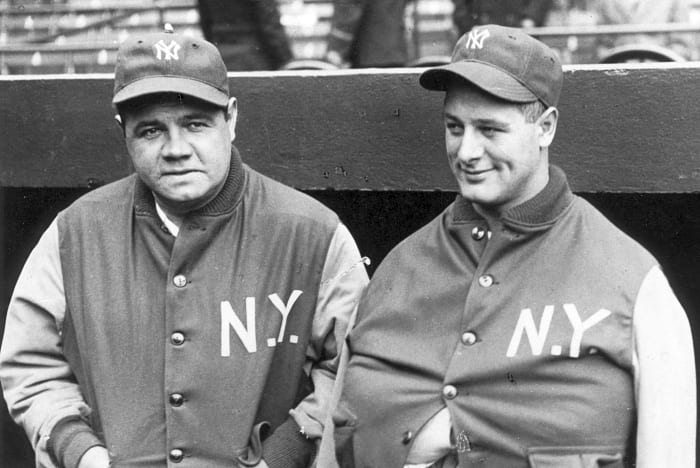 Babe Ruth and Lou Gehrig