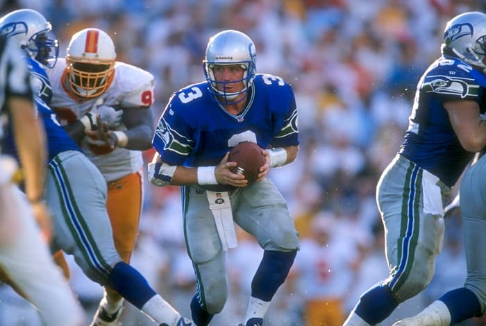 Warren Moon (Seattle Seahawks): Rick Mirer