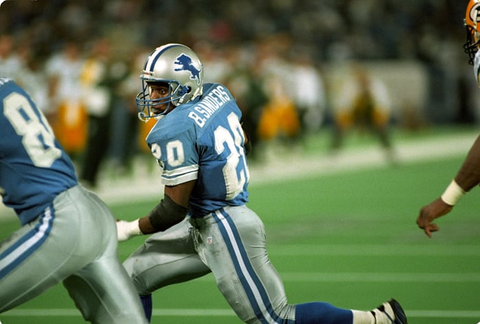 T-24. Barry Sanders, Detroit Lions: 1993 NFC wild-card round