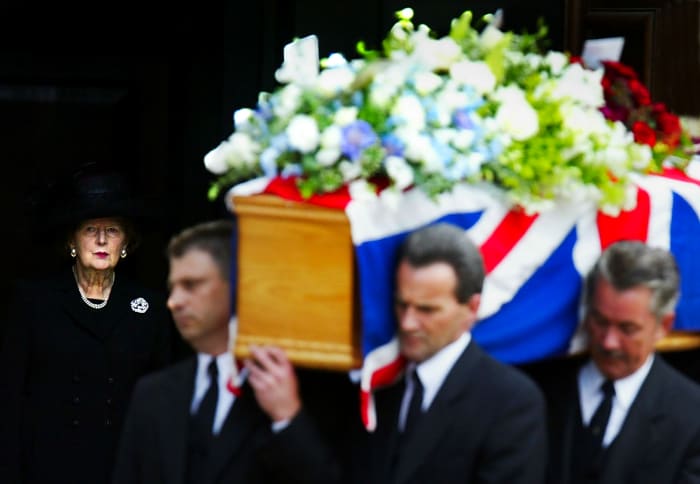 Margaret Thatcher died
