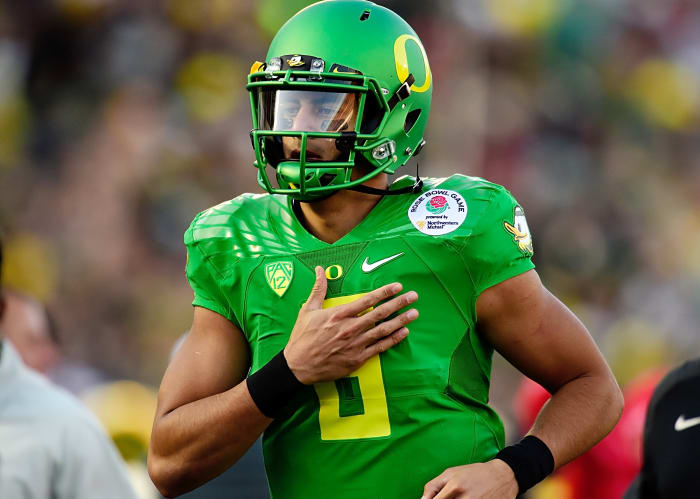 Marcus Mariota, Quarterback, Oregon, 2012-'14