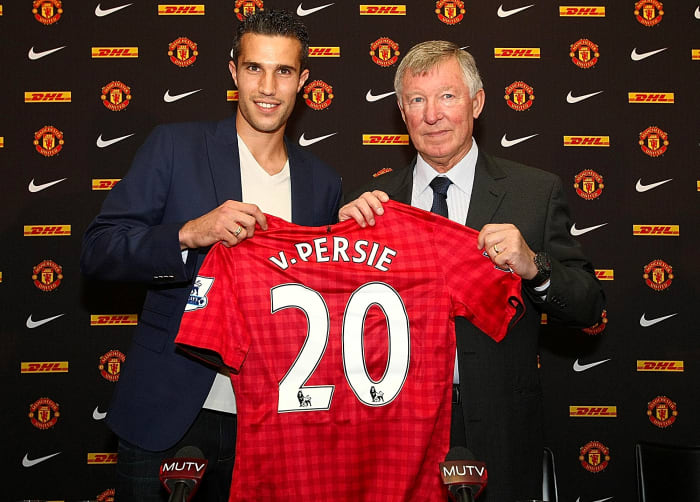 Robin van Persie led the Premier League in goals