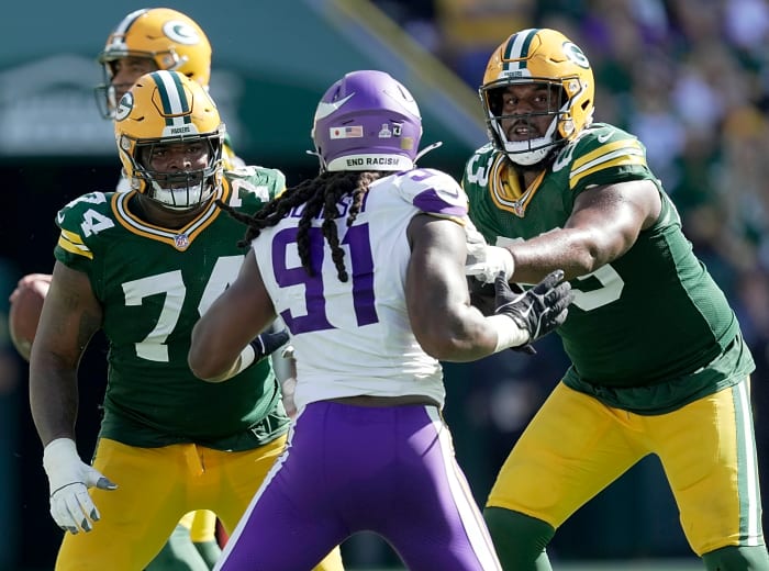 Green Bay Packers' offensive line
