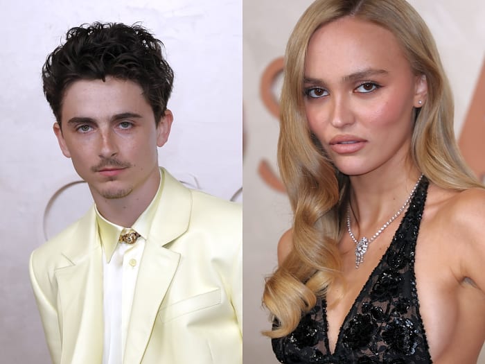Lily-Rose Depp & Timothée Chalamet