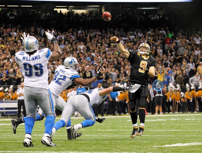 Drew Brees, New Orleans Saints; 2011 NFC wild-card round