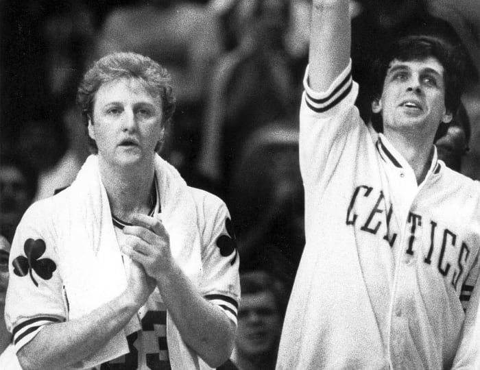 Larry Bird and Kevin McHale