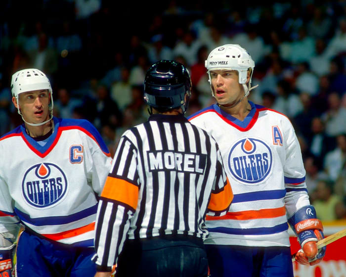 Wayne Gretzky and Mark Messier