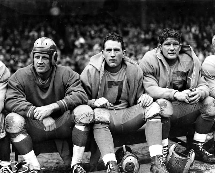 Norm Van Brocklin (Los Angeles Rams): Bob Waterfield