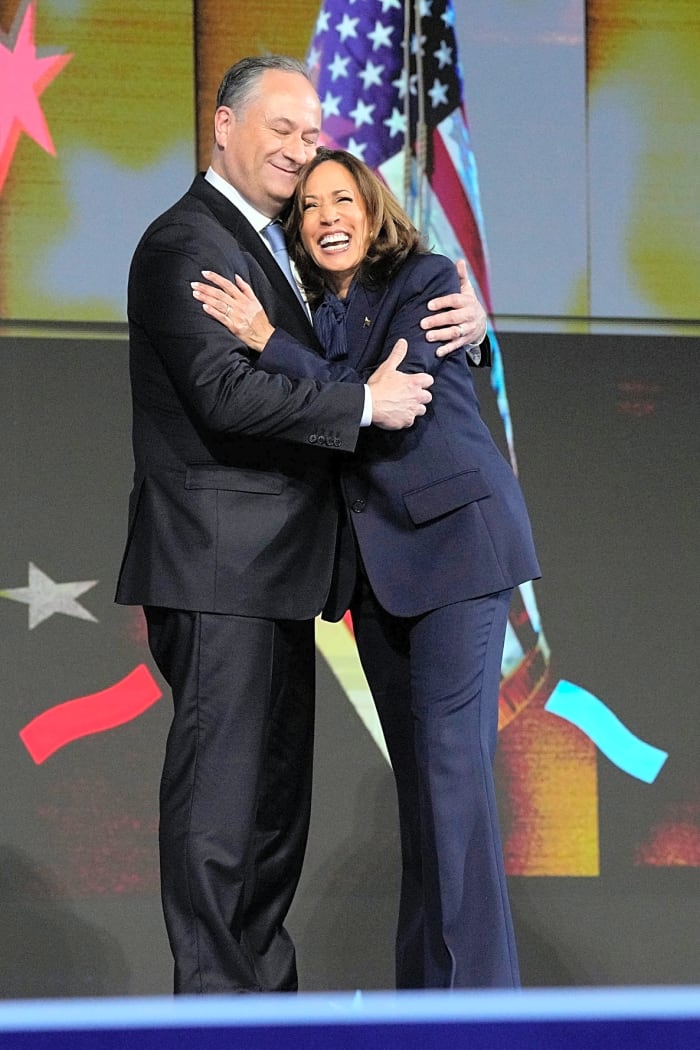 Kamala Harris and Doug Emhoff