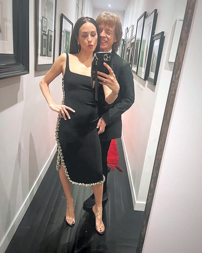 Mick Jagger and Melanie Hamrick