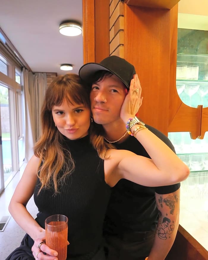 Josh Dun and Debby Ryan