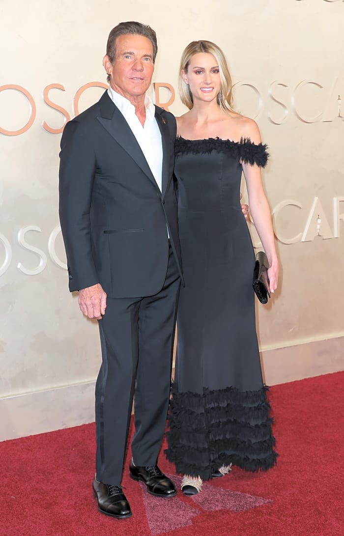 Dennis Quaid and Laura Savoie