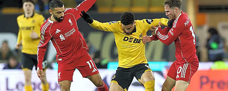 ‘Difficult to watch’: Liverpool’s first half performance vs Wolves brutally slammed by former Red