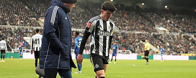 Newcastle hit by major injury blow as star player ruled out for up to two months