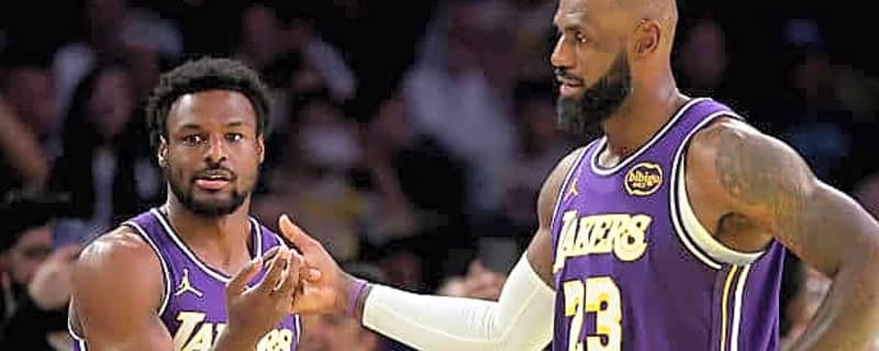  LeBron James Enjoying Watching Growth Of Bronny James
