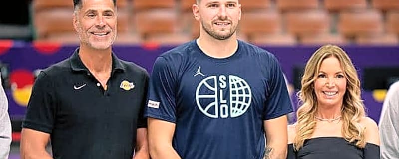  Luka Doncic Appreciates Jeanie Buss & Rob Pelinka Traveling To Support Him In EuroBasket