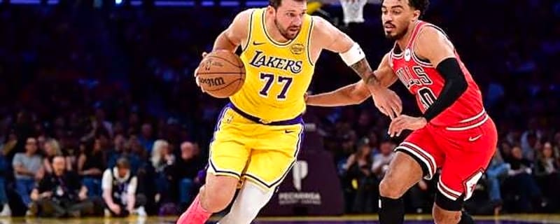 Lakers’ Luka Doncic Wears Warmup Shirt Signed By UCLA Health Hospital Children