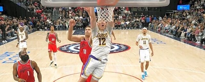 Jake LaRavia: Lakers Played Hard Against Clippers But Shots Did Not Fall