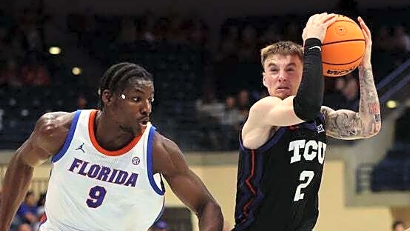 Brock Harding's clutch final minute gives TCU upset of No. 10 Florida
