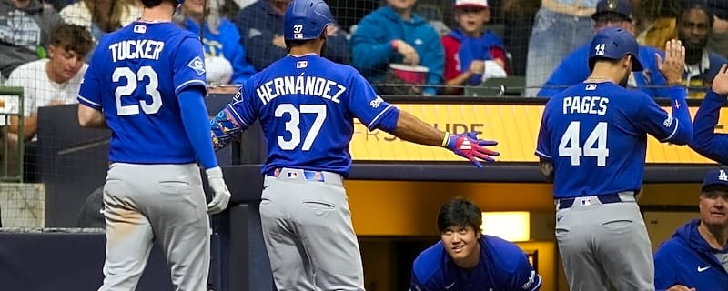 Recap: Teoscar Hernández Leads Dodgers Comeback Vs. Brewers