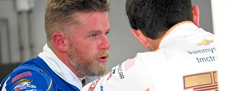 Allgaier Gets Collected in Three-Wide Chaos at Kansas