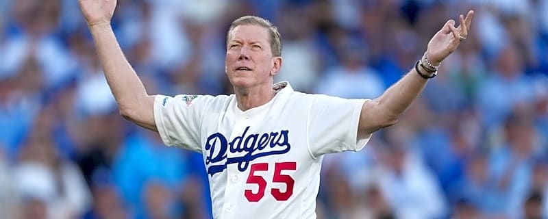 Orel Hershiser Receiving Star On Hollywood Walk Of Fame
