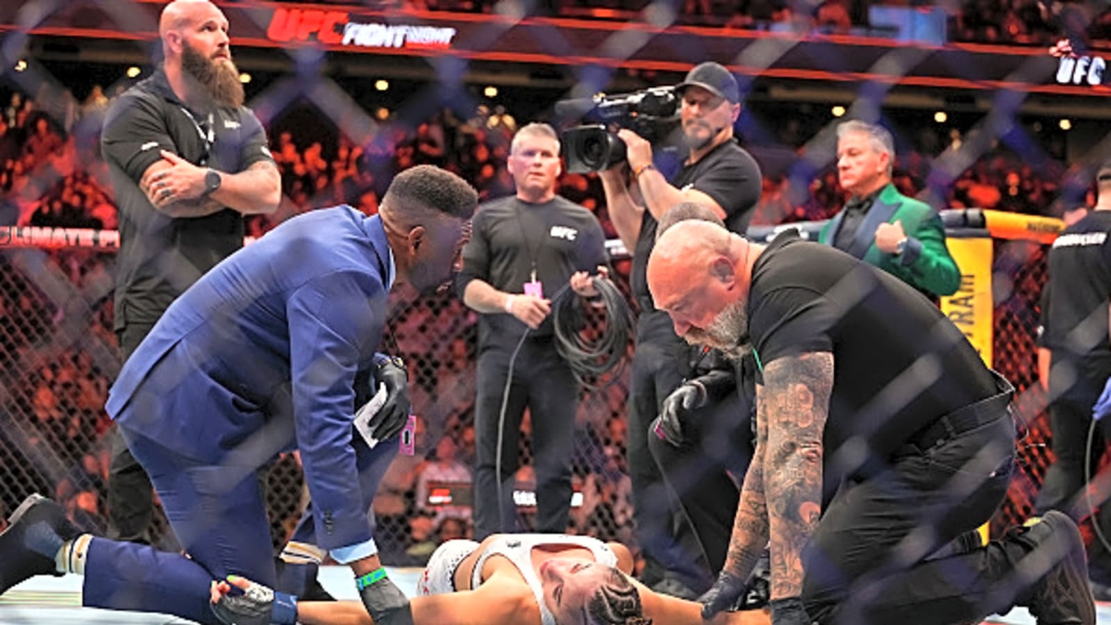 New Zoomed-In Footage Of Alexa Grasso Choking Maycee Barber With Her Tongue Out Reveals Just How Serious This Situation Got 