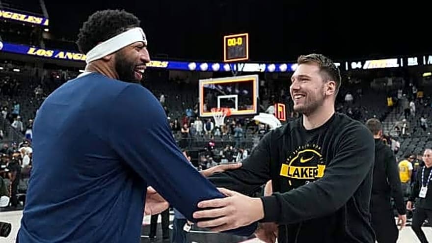 Watch: Luka Doncic & Anthony Davis Show Love After Preseason Game