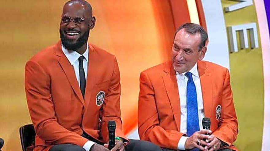  LeBron James Reacts To Redeem Team Hall Of Fame Induction