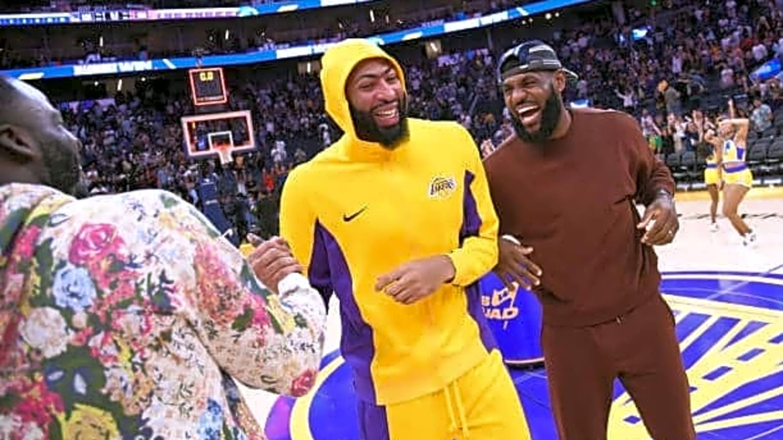 Watch: LeBron James, Anthony Davis Team Up For Prank On Draymond Green