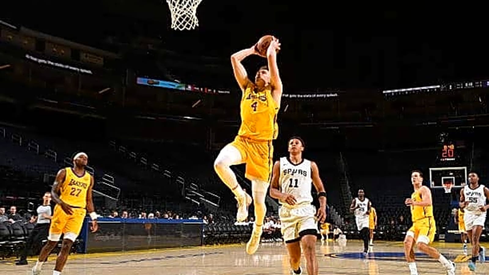  Dalton Knecht & Darius Bazley Lead Lakers To Comeback Victory Over Spurs In California Classic Finale
