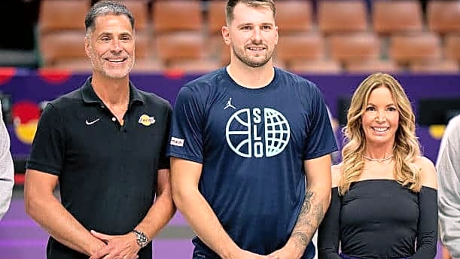  Luka Doncic Appreciates Jeanie Buss & Rob Pelinka Traveling To Support Him In EuroBasket