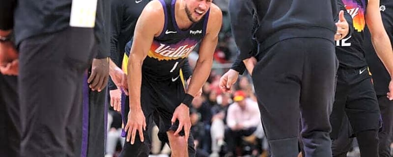Devin Booker injury update: Suns star exits Hawks game with right ankle injury after 31-point night