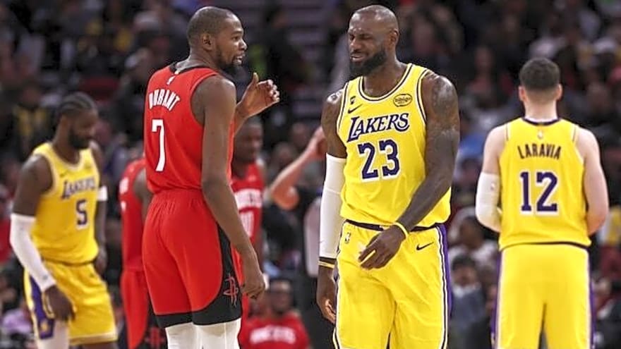 Lakers To Play Rockets In First Round Of 2026 NBA Playoffs With Game 1 On Saturday