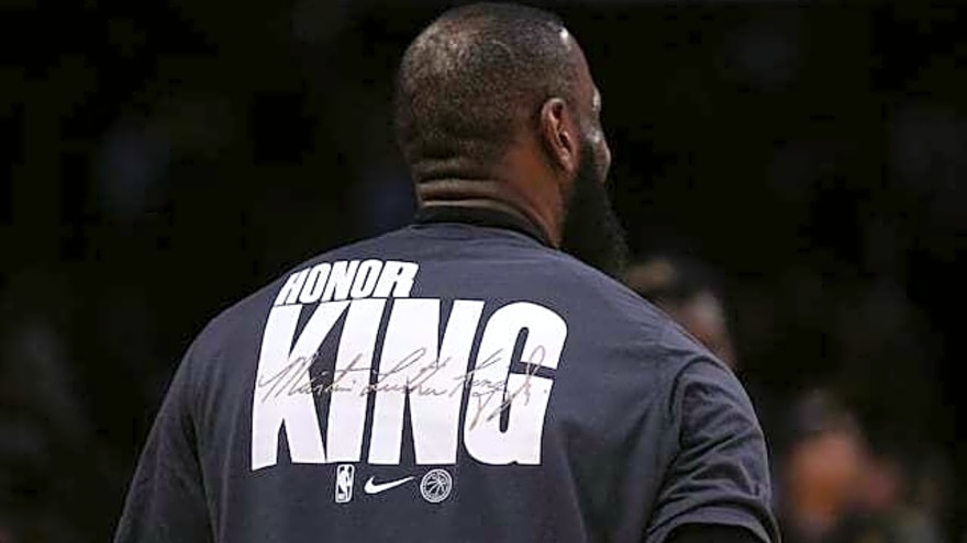  LeBron James Honors Dr. Martin Luther King Jr.