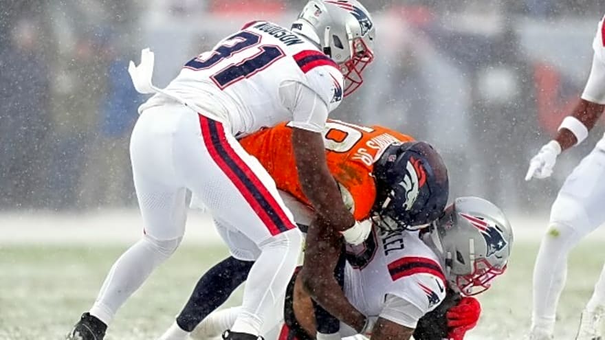 The Patriots Squeak By The Broncos In A Snow Game To Advance To The Super Bowl