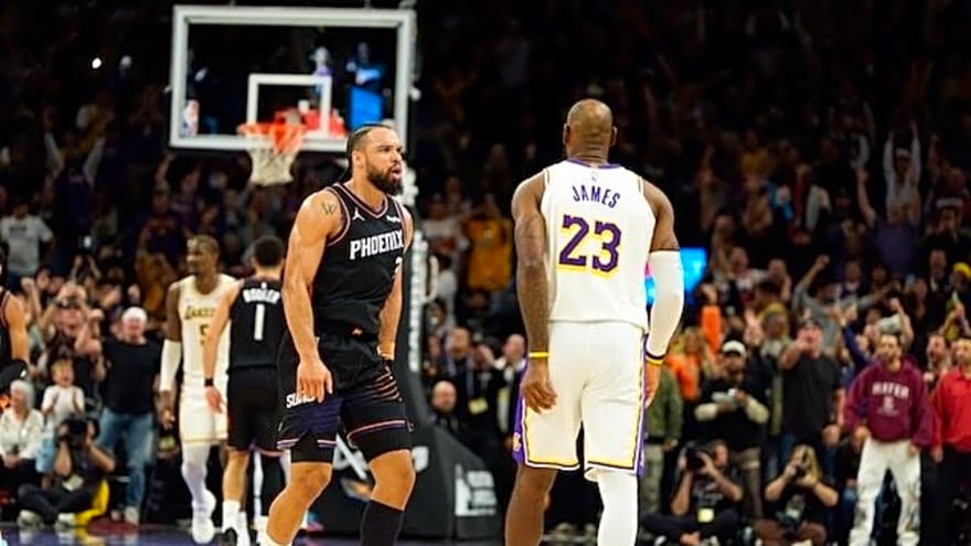  Suns’ Dillon Brooks Accuses LeBron James Of Being ‘Social-Media Junkie’