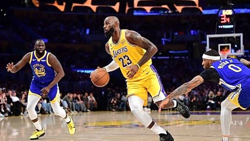  LeBron James Leads Way, Luke Kennard Makes Debut Against Warriors