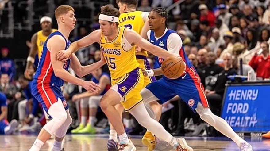 Austin Reaves Likes Way Lakers Competed Against Pistons