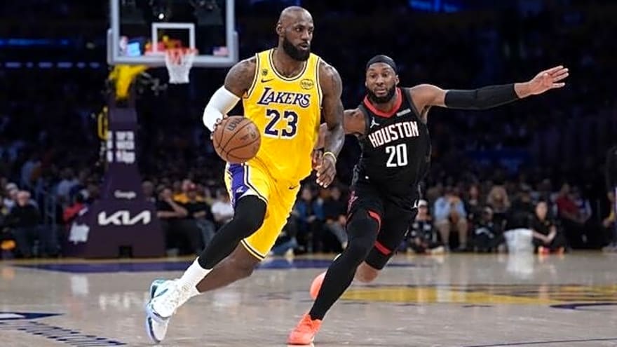  Lakers Take Game 1 From Rockets With Kevin Durant Ruled Out
