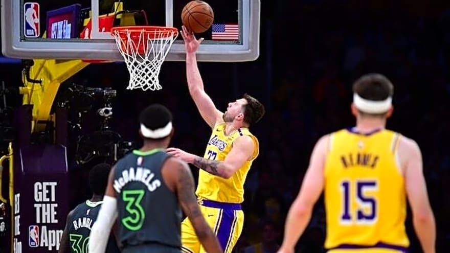 Luka Doncic & Austin Reaves Not On Lakers’ Injury Report Vs. Timberwolves