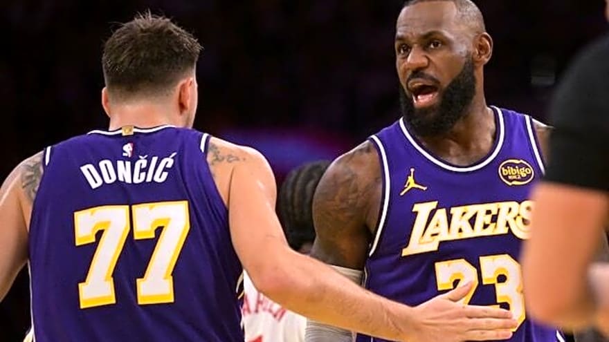  LeBron James Not Surprised By Luka Doncic’s 45-Point Triple-Double Against Jazz