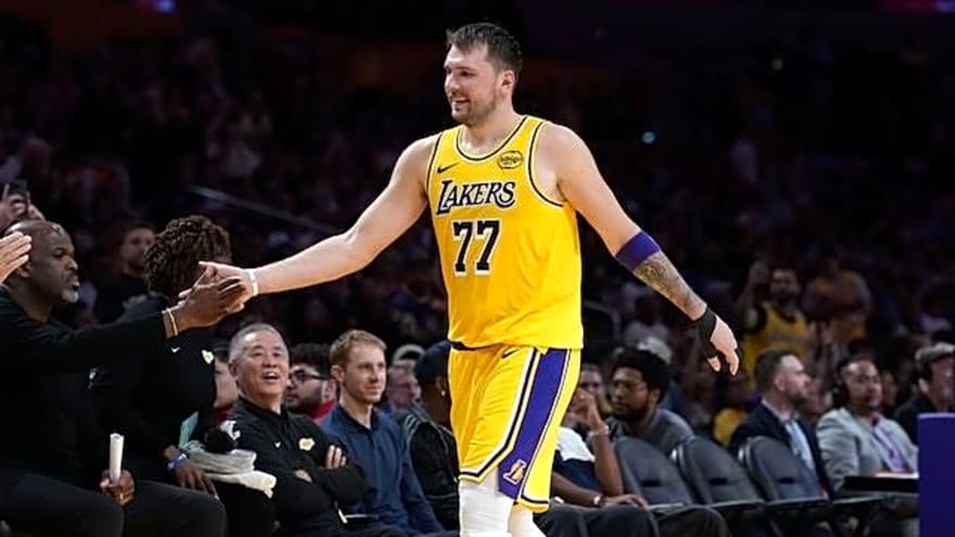 Lakers Star Luka Doncic Makes History With Back-To-Back 40-Point Games To Open Regular Season