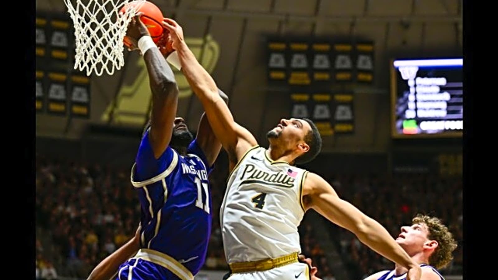 #5 Purdue Holds On To Down Huskies